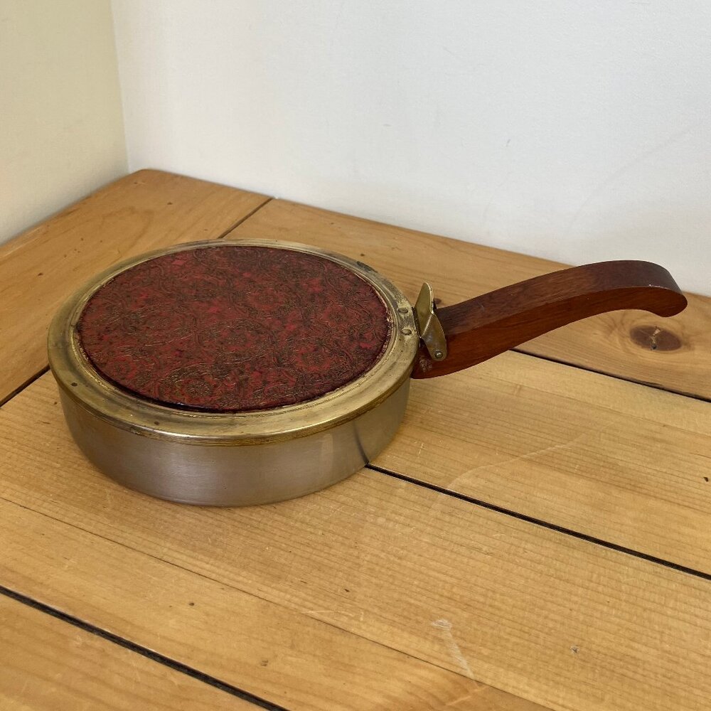 Park Sherman Silent Butler Ash Tray Vintage Embossed Lid Crumb Catcher